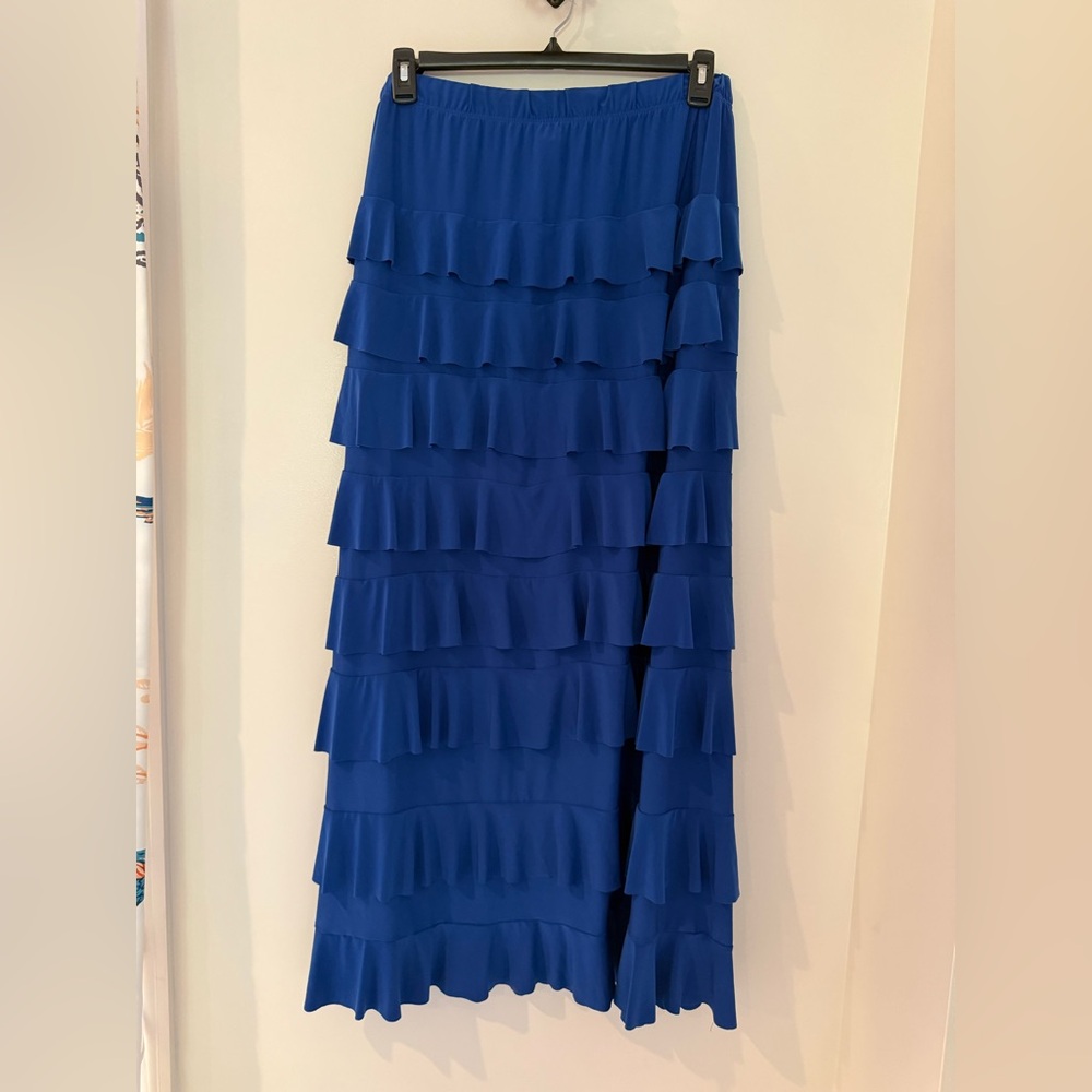 Royal Blue Ruffle Skirt